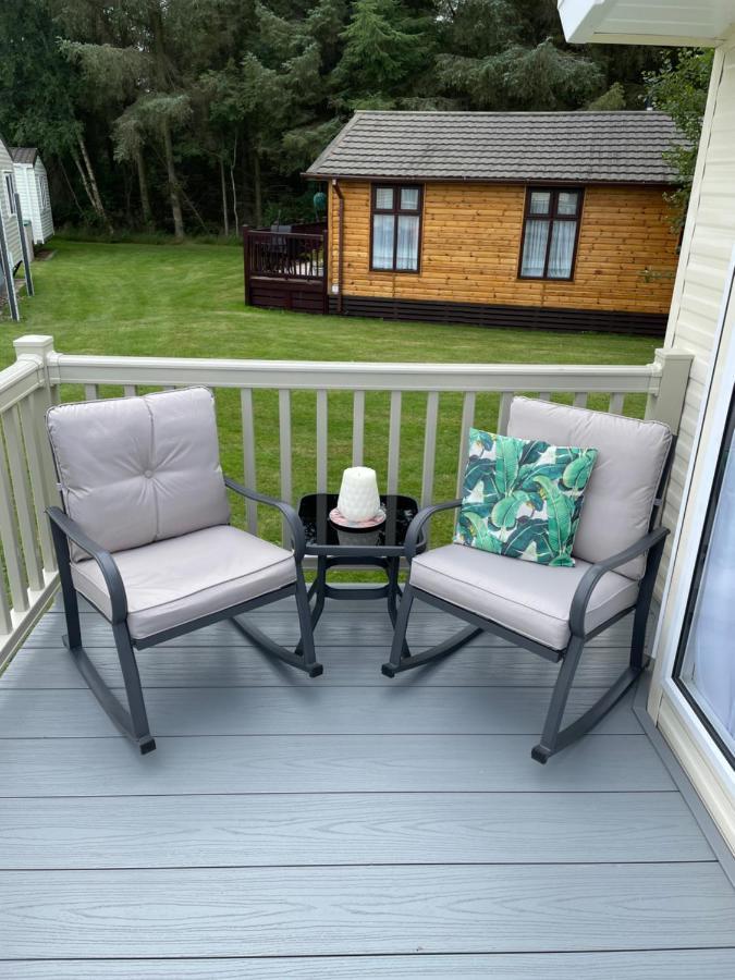 Lazy Bear Lodge Northumberland Swarland Esterno foto